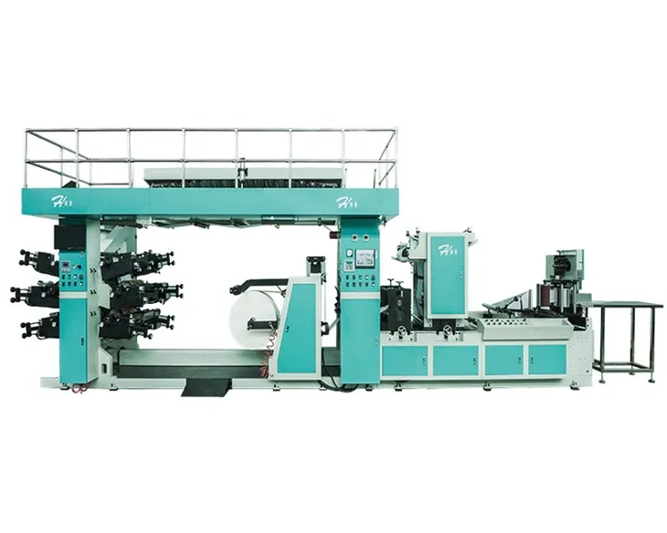 6 Color CI type Napkin Flexo Printing Machine